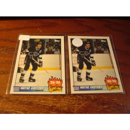 1990/91, Topps, 7-Cards, WAYNE GRETZKY, Kings