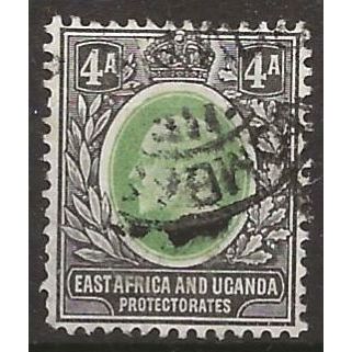 EA&UP 1902 SG6 4a Grey-Green & Black Wmk Crown CA Fine Used ..