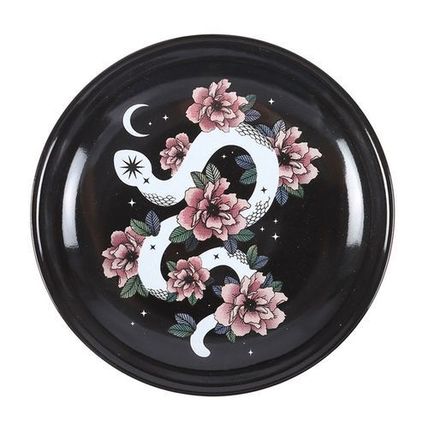 Trinket Dish - Floral Snake Trinket Dish
