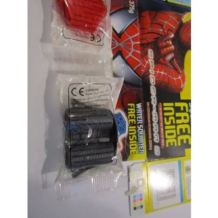 Kelloggs Honey Nut Loops Box 2004 Spider-Man2 Water Squirters Complete Set of 4