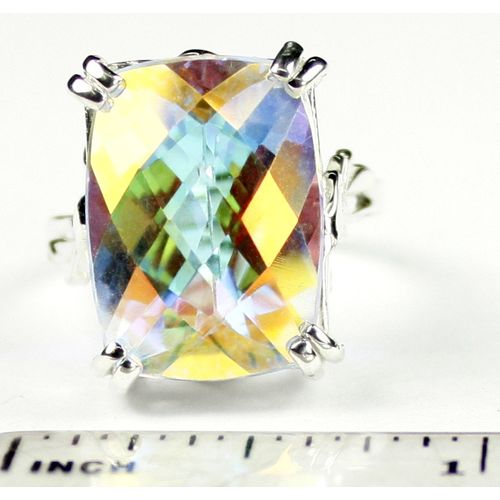 Mercury Mist Topaz, 925 Sterling Silver Ladies Ring, SR039