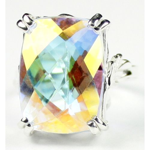Mercury Mist Topaz, 925 Sterling Silver Ladies Ring, SR039