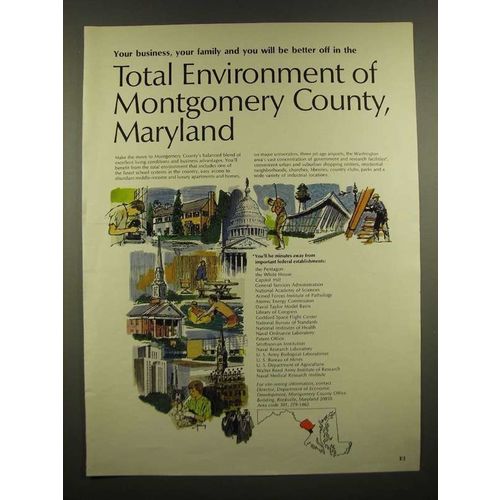 1967 Montgomery County, Maryland Ad - Total Environment