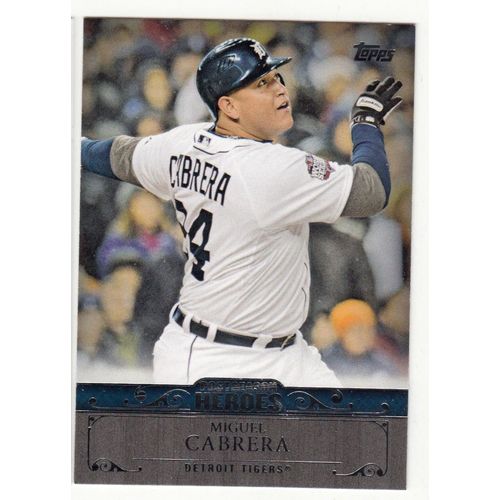 Miguel Cabrera 2013 Topps Update Postseason Heroes #PH-17– Tigers