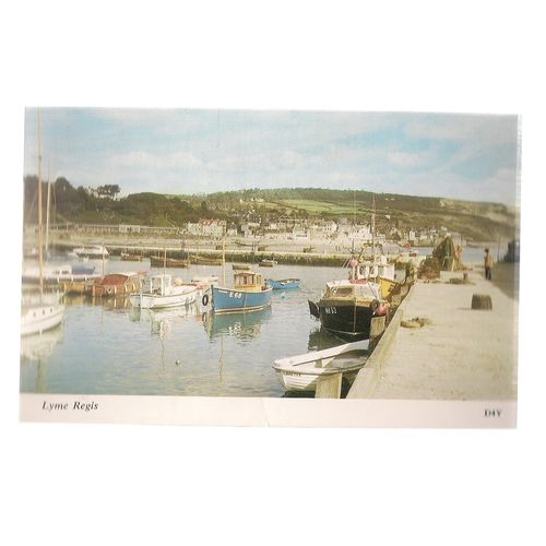 LYME REGIS, DORSET . unused vintage postcard by Harvey Barton =