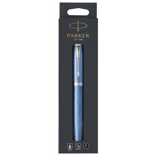 Parker IM Premium Rollerball Pen, 1975546, Pale Blue, Fine Point, Black Ink