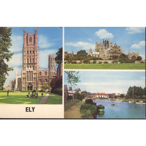 Vintage PC 1973 - Ely Cathedral Multi-view, Cambridgeshire