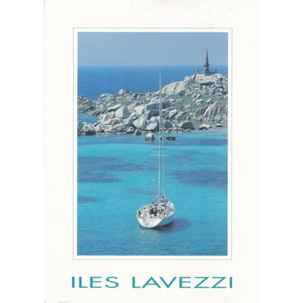 Iles Lavezzi Corsica France Postcard used VGC