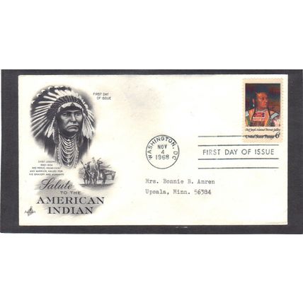 FDC Art Craft 1364 6c Chief Joseph (Cachet-Typed/A) CV40695