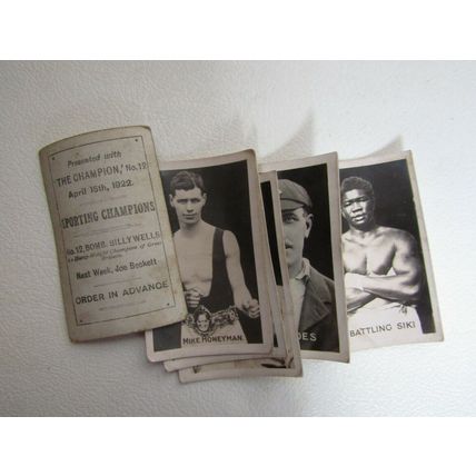 The Champion 1922 Sporting Champions Trade Cards Single Card Choice (28)