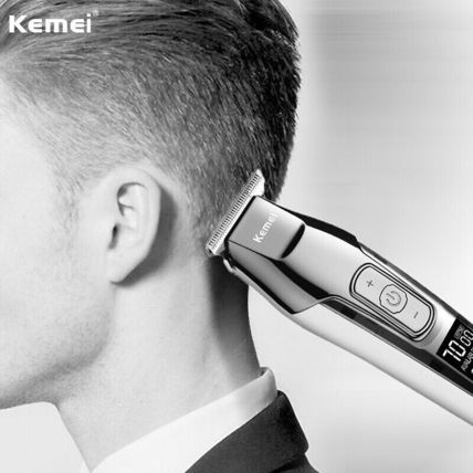 Kemei 5027 Beard Hair Trimmer Cordless Electric Bald Haircut Detailer Clipper