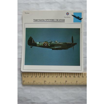 Supermarine Spitfire Trainer - GB - Trainer - Collectors Club Card