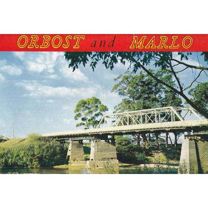 Orbost & Marlo Australian Folding Postcard Book