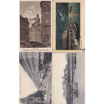 Praha Prague Zlata Ulicka Hradcany Chateau RPC Museum 4x Old Postcard s