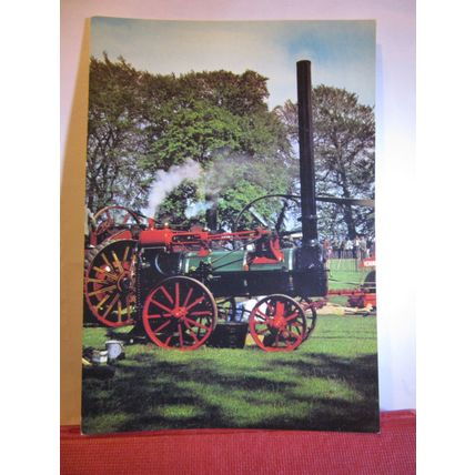 PORTABLE ENGINE, Traction Engine unused postcard by E T W Dennis #