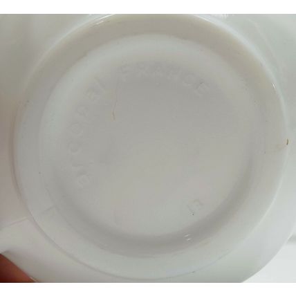 7 Cups 1 Cream Arcopal France Wild Rose Pink Flower Tea Coffee Cup Mug