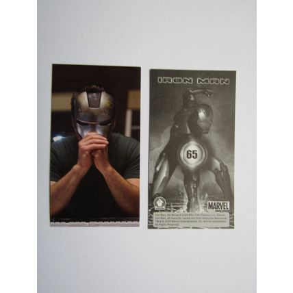 Marvel - Iron Man The Movie 2008 - Preziosi Sticker Drop-down Choice (e18)