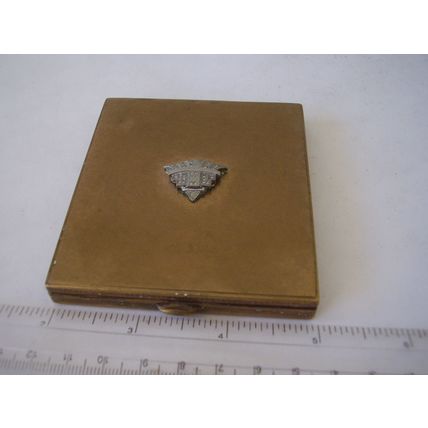 Art Deco Vanity Case Powder Compact Rouge Original Lipstick Powder Case Austria
