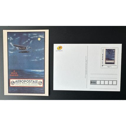 France 2017 Carte Postale Entier Aeropostale Musée Air France Rio Janeiro Avion