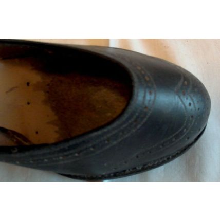 Vintage 1940's Black Shoes