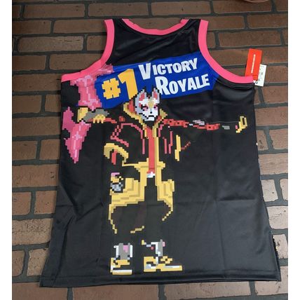FORTNITE VICTORY ROYALE Headgear Classics Basketball Jersey ~Never Worn~ M L 2XL