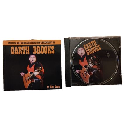 Garth Brooks Star Profile Documentary CD & Full Color Picture Book Collectible