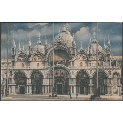 La Basilica di San Marco, Venezia, c.1920 - Alterocca Cartolina