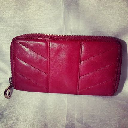 Beautiful Magenta Leather Ted Baker Clutch Women’s Wallet