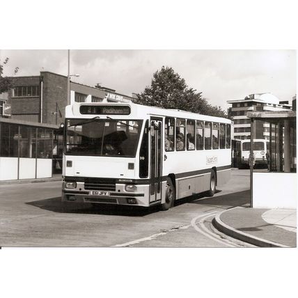 Black & White Photograph of Burnley & Pendle Transport Co. Ltd. - E61 JFV