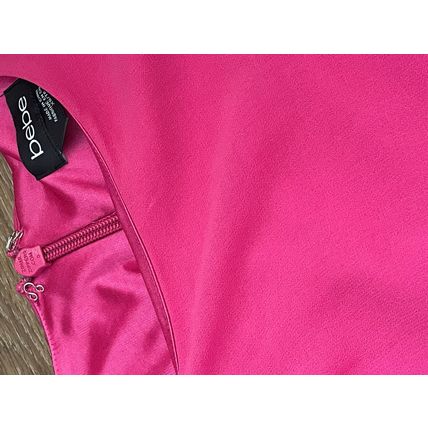 Pink Cocktail Dress High Low Flutter Dress Shift Wedding Dress Vintage Pink Even