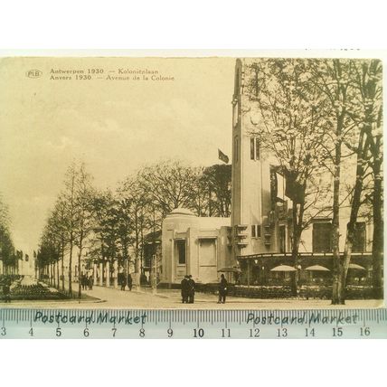 Antwerpen Expo. Avenue de la Colonie UNC 1930