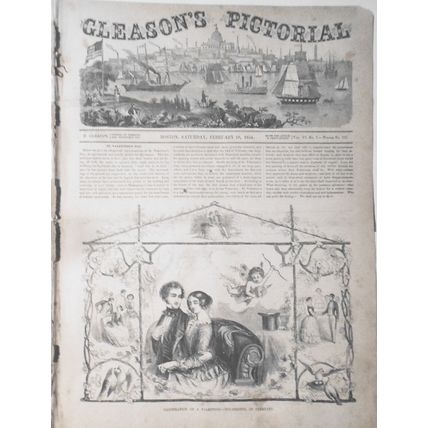Gleason's Pictorial February 18, 1854 - Alamo; NY Fire Co., Ice cutting, etc