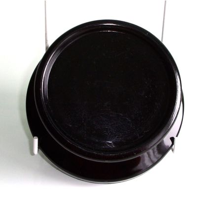 Sowerby Art Deco Black Glass Plinth / Base For Large Elephantine Bowl PN 2614B.