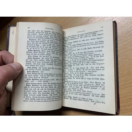RARE* c1890s HENRIK IBSEN GESPENSTER (GHOSTS) GERMAN FICTION ANTIQUE BOOK (P3)