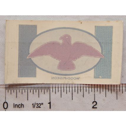 1933 Player's Boy Scout & Girl Guide Patrol Signs transfer 25 Wood-pigeon