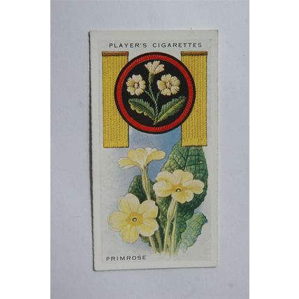 1933 Player's Boy Scout & Girl Guide Patrol Signs & Emblems No. 40 Primrose