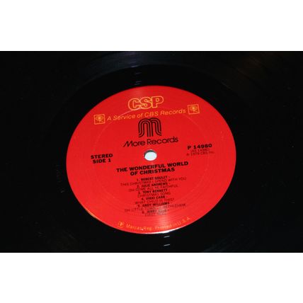 THE WONDERFUL WORLD OF CHRISTMAS-Various Artists LP STEREO