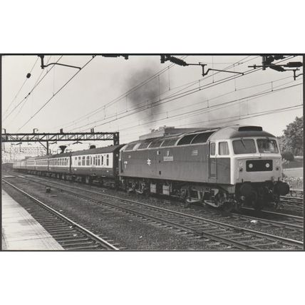 British Rail 47580 County of Essex at Colchester, 1980 - J Davenport Photograph
