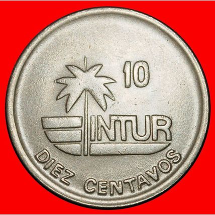 Ⰶ PALMTREE (1981-1989): CUBA ★ 10 CENTAVOS 1989 INTUR! BIRD★LOW START★NO RESERVE