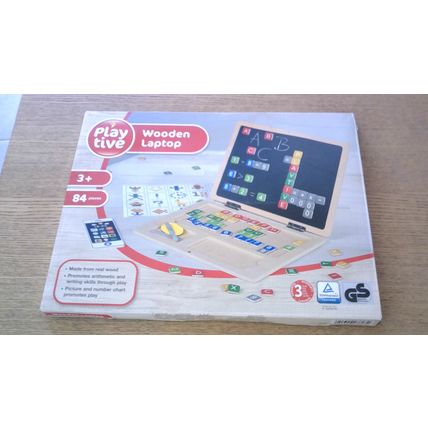 WOODEN LAPTOP by Play-tive ( Lidl) in Box