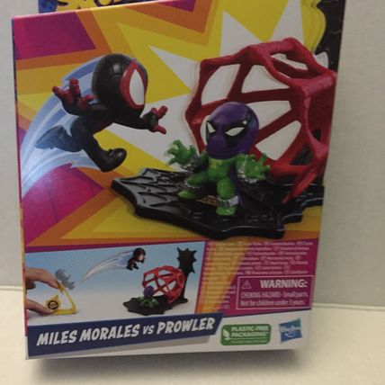 NEW Marvel Stunt Squad Miles Morales vs Prowler Play Set