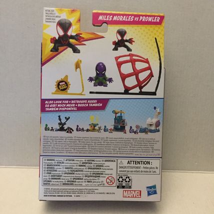 NEW Marvel Stunt Squad Miles Morales vs Prowler Play Set