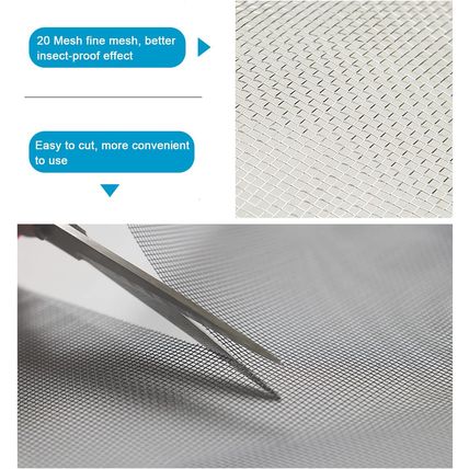 MYOYAY 304 Stainless Steel Screen Mesh 39.4 Inch X 98.4 Feet Window Screen Roll