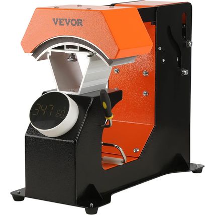 VEVOR 3-In-1 Auto Hat Heat Press Machine for Caps - No Crease, Automatic Release