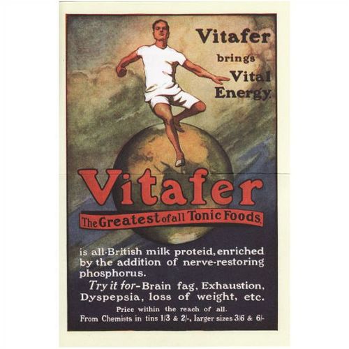 Advertising Leaflet Vitafer Greatest Tonic Food British Milk Chemist Athlete