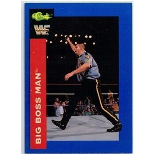 WWF ' CLASSIC ' card # 5 BIG BOSS MAN (1991)