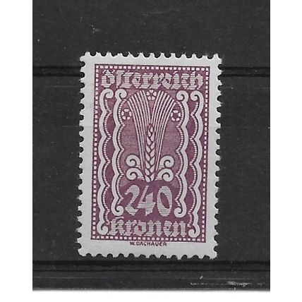 Austria.SG485 240k Ear of Corn (Violet).Mounted Mint.Aug22b