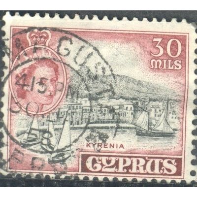 Cyprus stamps 1955 - SG180 - 30m Kyrenia - used 5