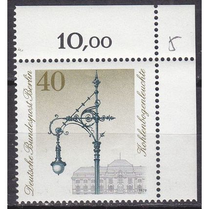 GERMANY BERLIN [1979] MiNr 0604 ( **/mnh ) Eckrand