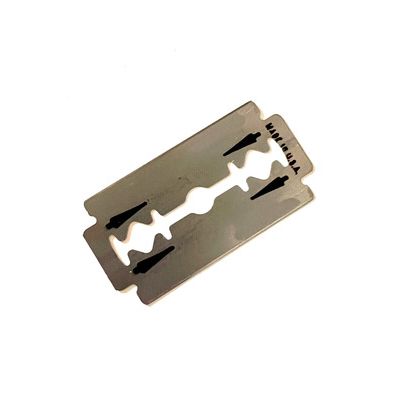 Platinum Chrome Double Edge Razor Blades Stainless Steel Barber Salon Made i...